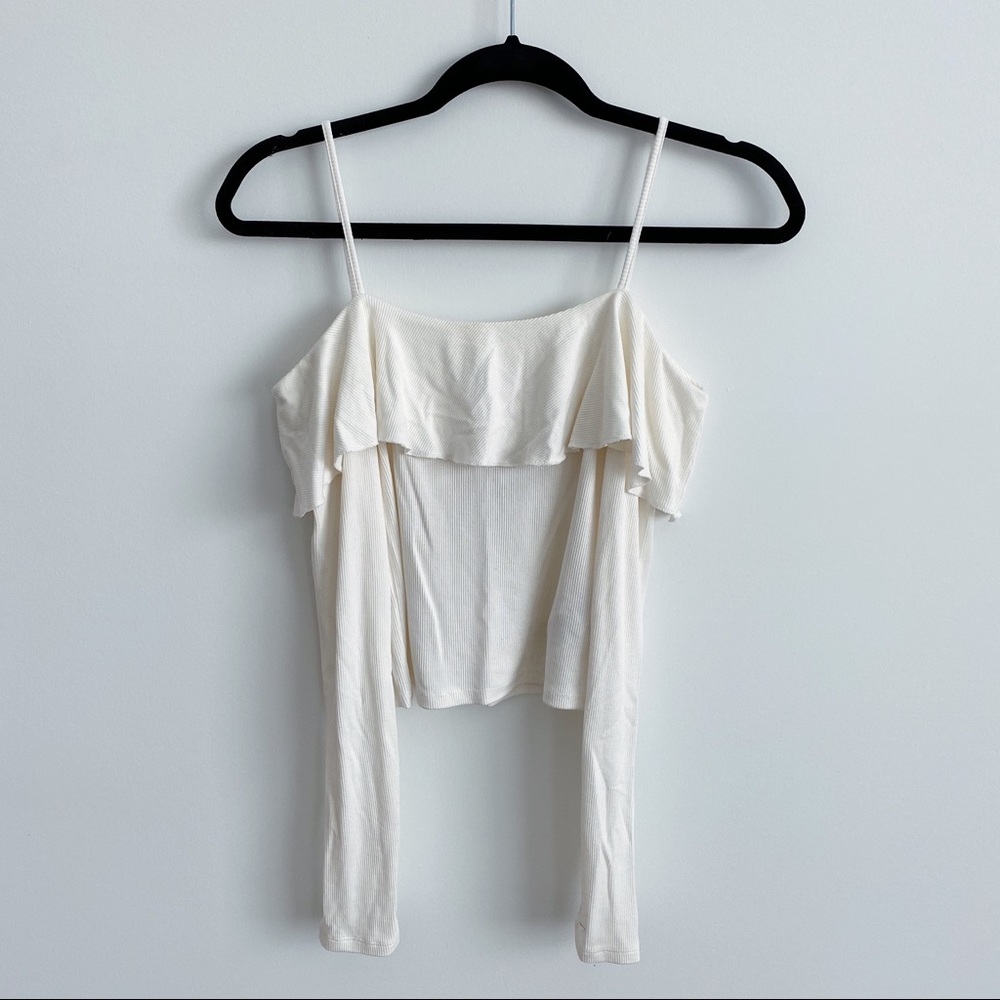 NWT F21 Off Shoulder Crop Top